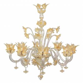Люстра Arte di Murano 7653/8 Cristallo Oro